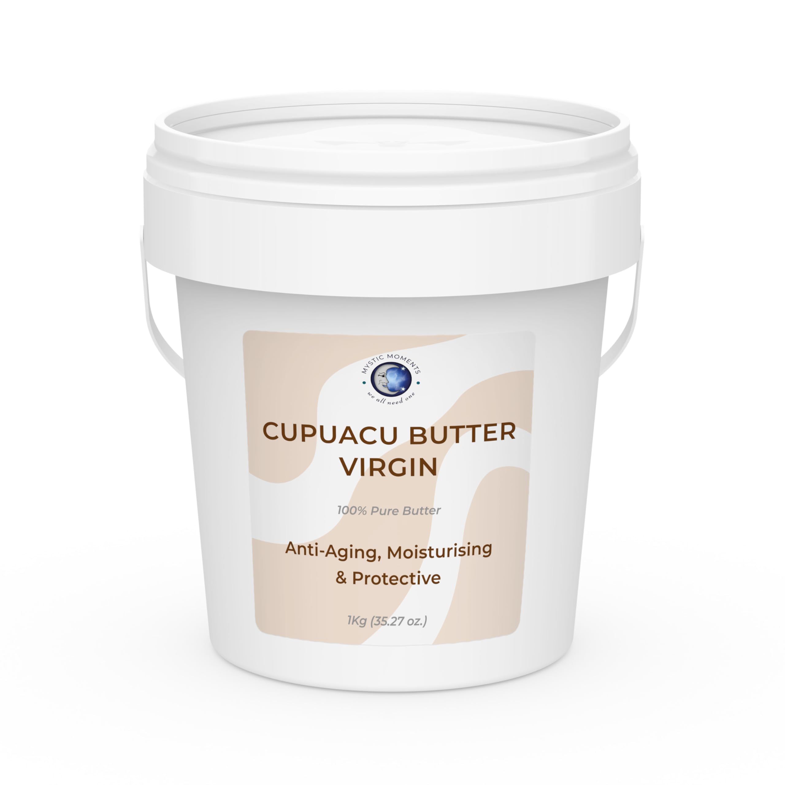 Mystic Moments | Cupuacu Virgin Butter 1Kg - Pure & Natural Cosmetic Butters Vegan GMO Free
