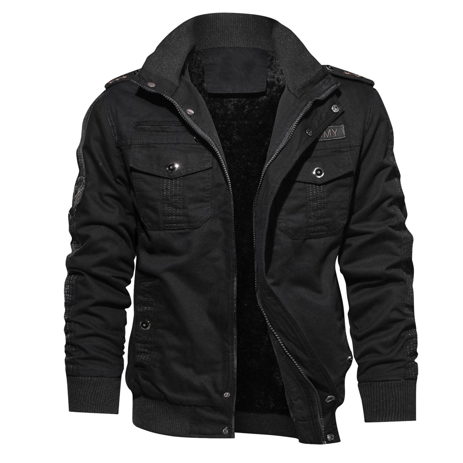 Didadihu Herren Winterjacke Dicke Outdoor Winter Jacke Universal Arbeitsjacke Skijacke Mit Warm Gefüttert H120741