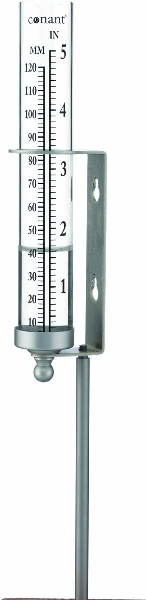 CONANT VRG1SN Vermont Rain Gauge, Satin Nickel