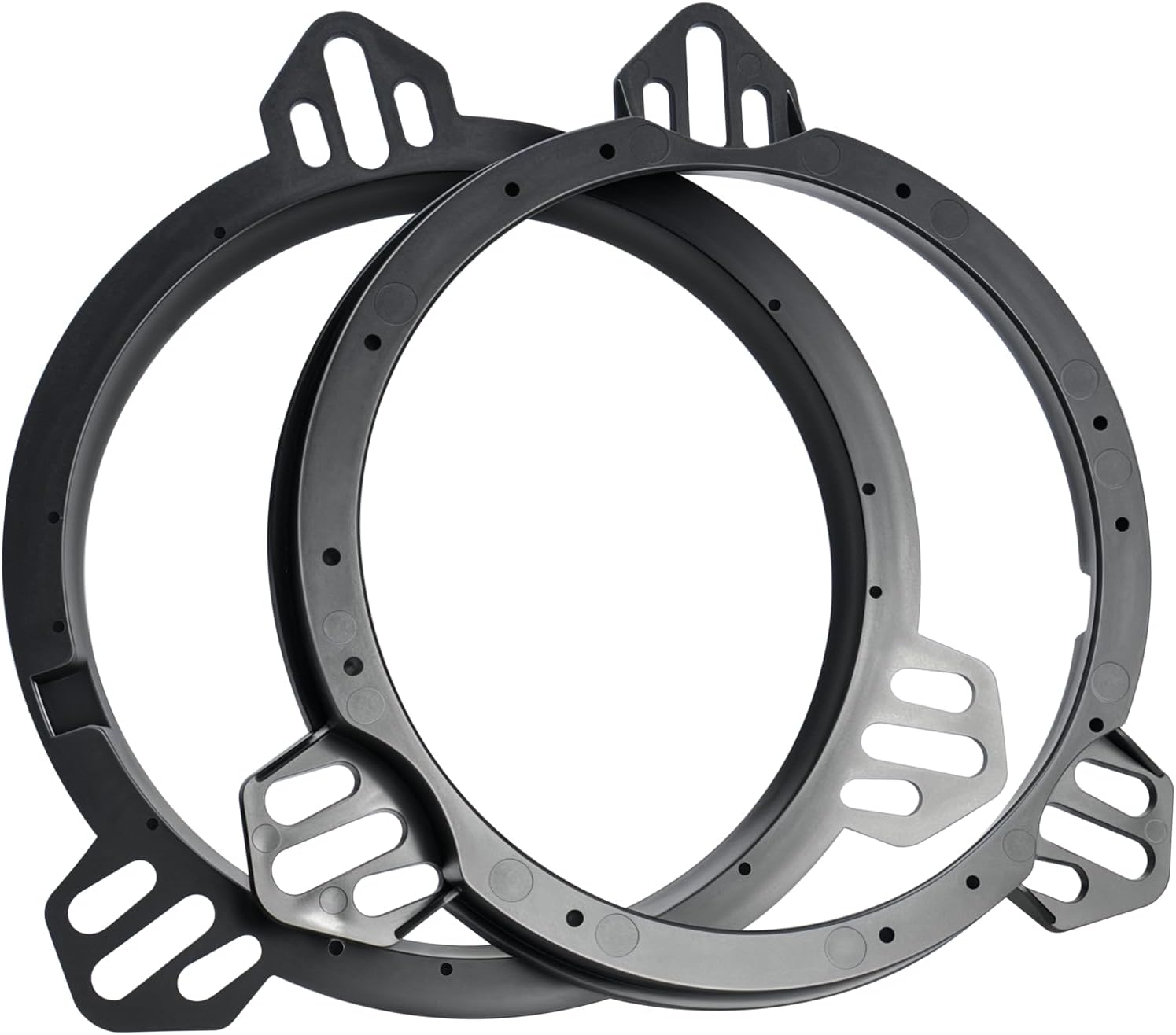 6.5 Speaker Adapter,Solid Car Speakers Spacer Kit,Rear Door Speaker Ring Mount Bracket 5.75" ID Plastic Gasket Compatible with Toyota Camry Corolla Highlander RAV4 4Runner Lexus Nissan