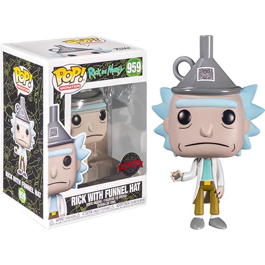 Pop! Rick And Morty 959 Rick With Funnel Hat Special Edition