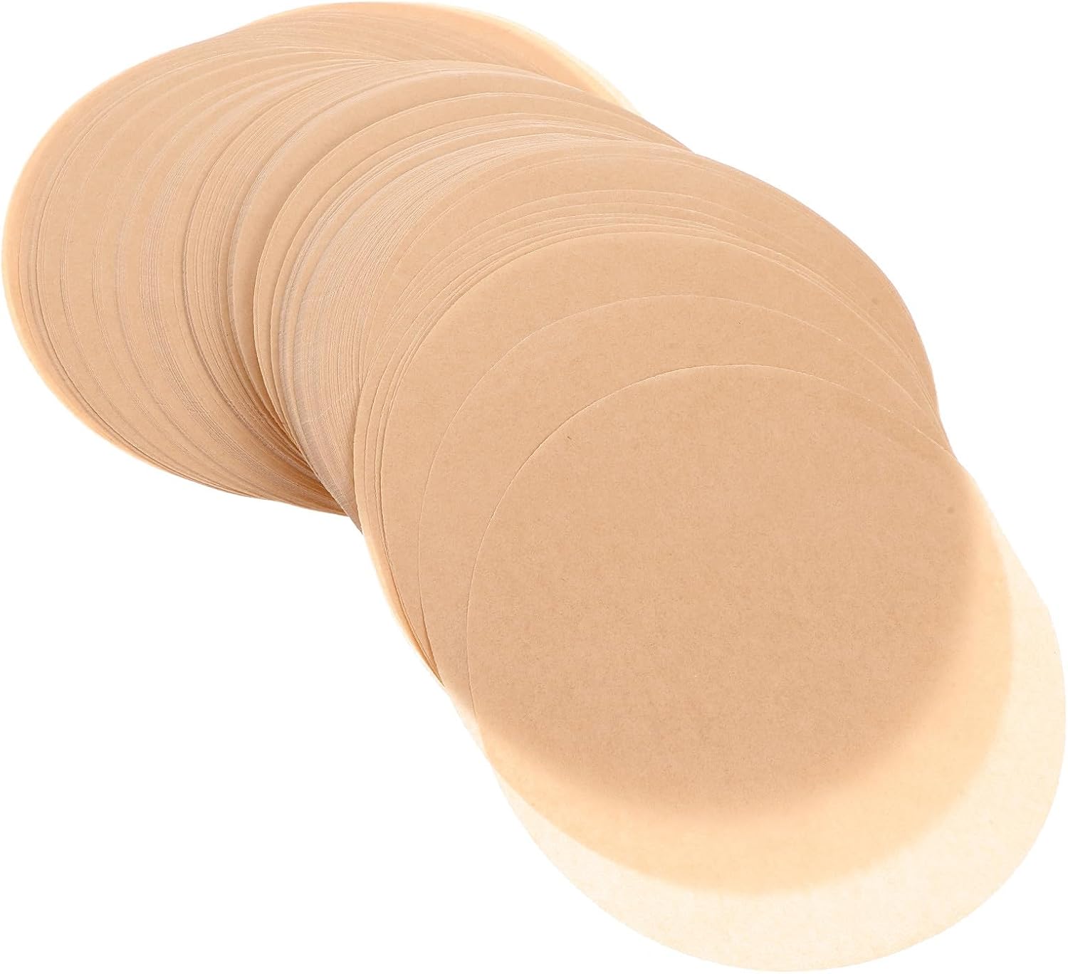 500 Pcs round Nonstick Parchment Paper Sheets, Food-grade Greaseproof Baking Paper for Oven and Grill, Heat-resistant Disposable Bread and Cake Liners, 13cm Diameter