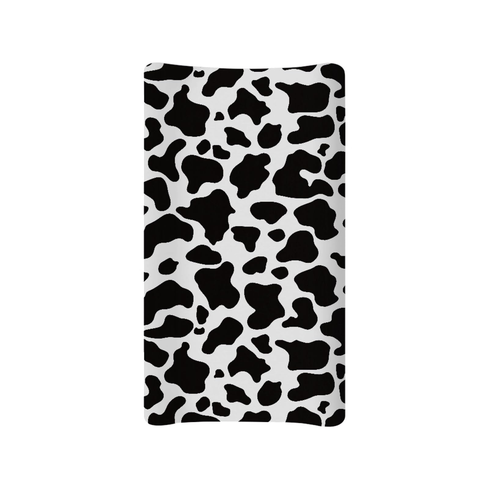 Guosanchn Cow Print Diaper Changing Pad Cover, Comfortable Infant Changing Table Cover Breathable Changing Mat Cover Baby Nursery Diaper Changing Pad Sheets — image 1