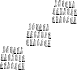 SOLUSTRE 30 Pairs Anti-Cut Finger Cot Finger Protection Cots Plant Protector Finger Sorting Tips Finger Protector Finger Cots Reusable Finger Covers Finger Guard Tool Hppe Men and Women