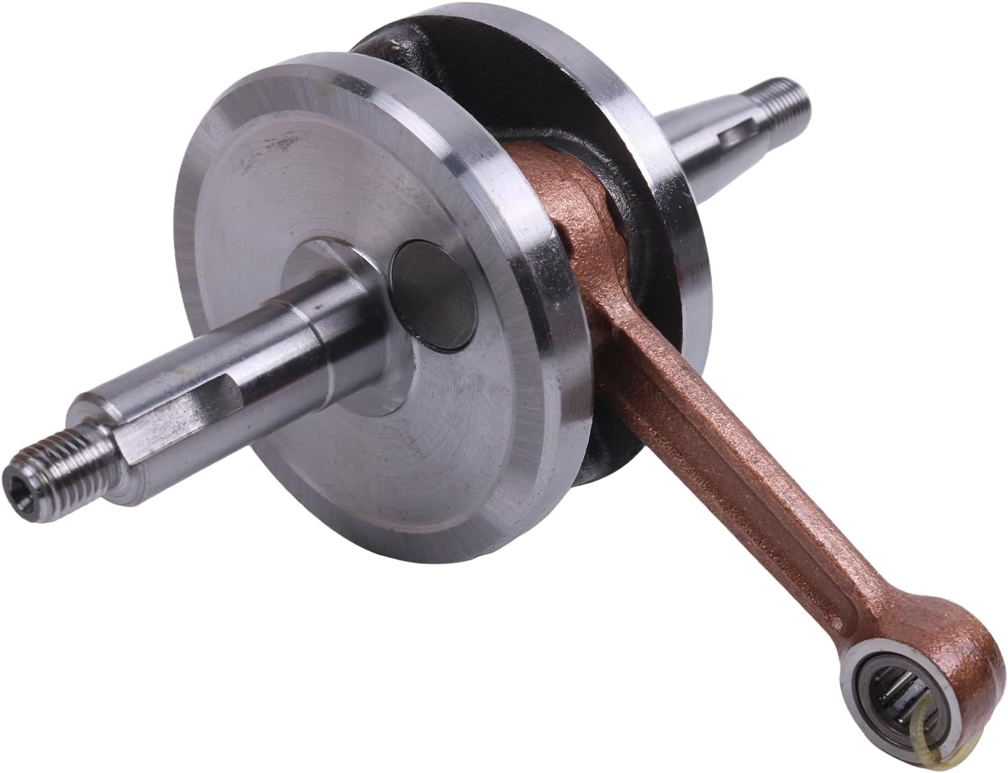 Crankshaft 3L5-11400-02-00 Compatible with Yamaha QT50 Yamahopper 1979-1987, PW50 1981-2023, 4 Zinger 60 YF60S 1986, 4 Zinger 60 YF60 1987, YT60 60 TRI ZINGER Bottom End Rod Assembly