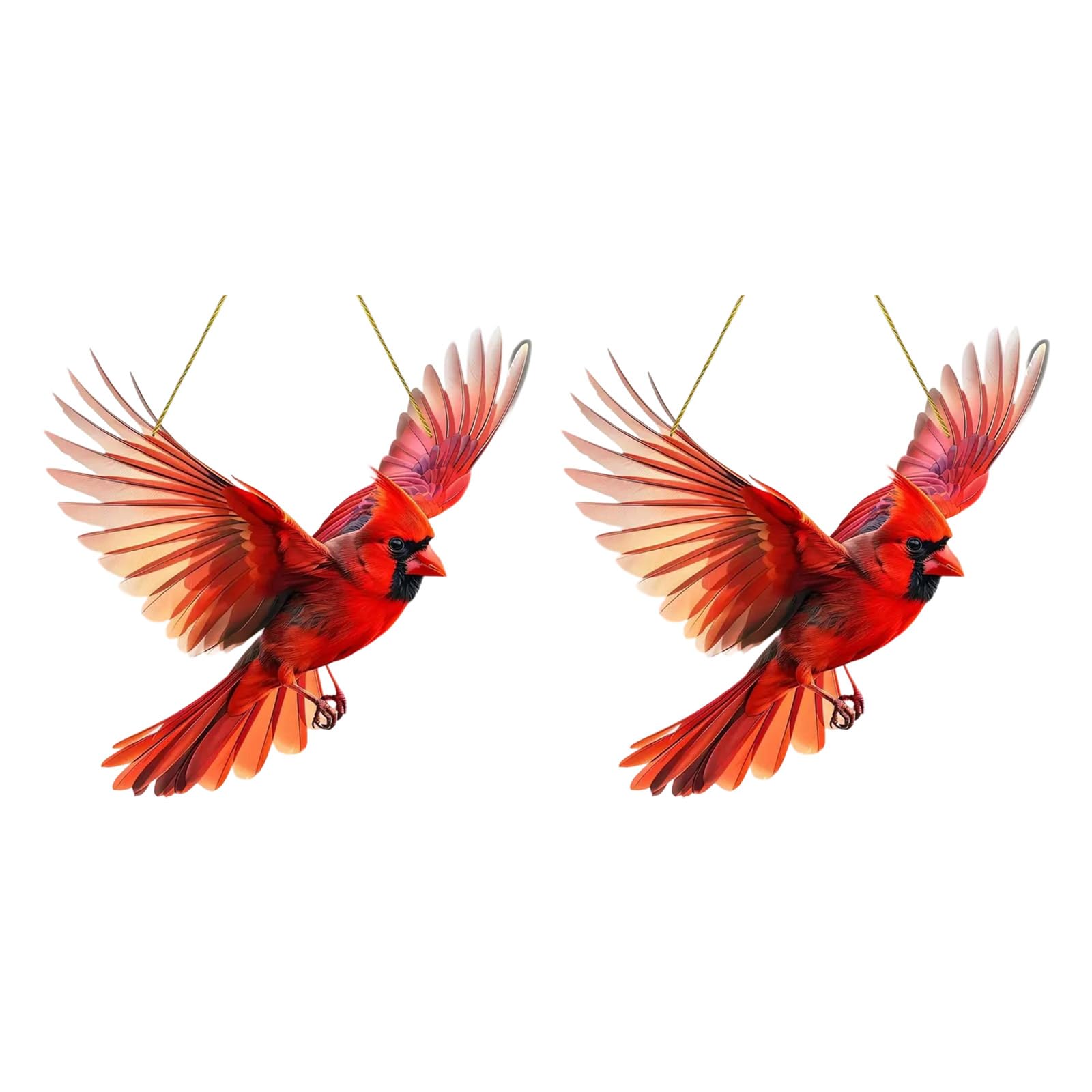 TFAOYS Of 2 Artistic Colorful Acrylic Bird Sunlight Catchers Hanging Ornament Enhances Home Garden Visual Atmospheres Bird Suncatchers Acrylic Hanging Ornament