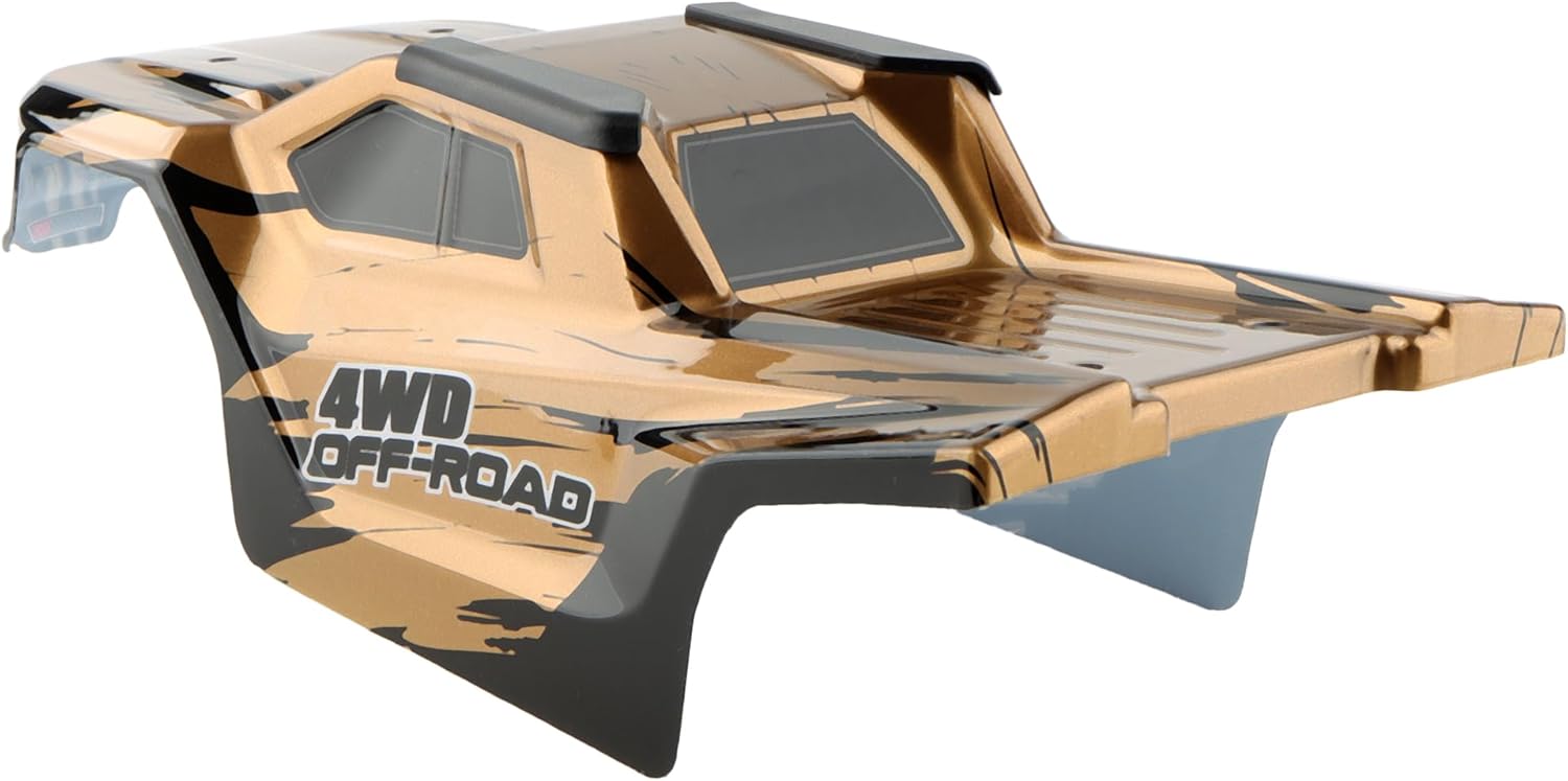 H14BM RC Car Car Shell Body Shell Cover 1430D2 Accessories Spare Parts for 1/14 Scale H14BM 14210 JC14EP HP141 HP141S 1:14 Brushless RC Trucks Vehicle (Gold)