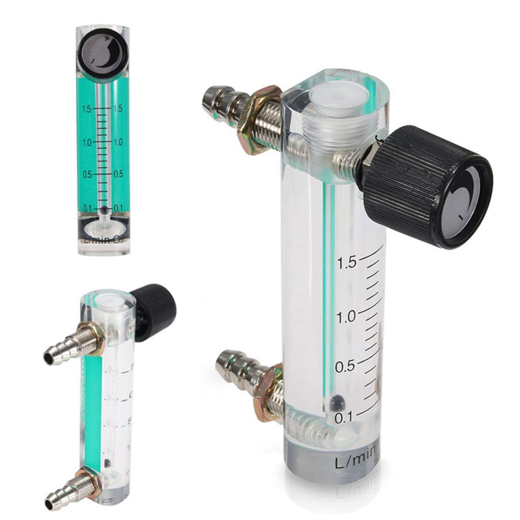 Sauerstoff Luftdurchflussmesser 0–1 5 L/min/Gasdurchflussmesser Mit Metallanschluss Für Sauerstoff Luft Gaskonzentratoren In Industriellen Situationen