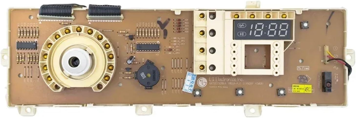 6870EC9284C Computer Control Board 6870EC9286A Display PCB for WD-N10270D WD-T12235D Washing Machine Washer Parts(6870EC9286A)