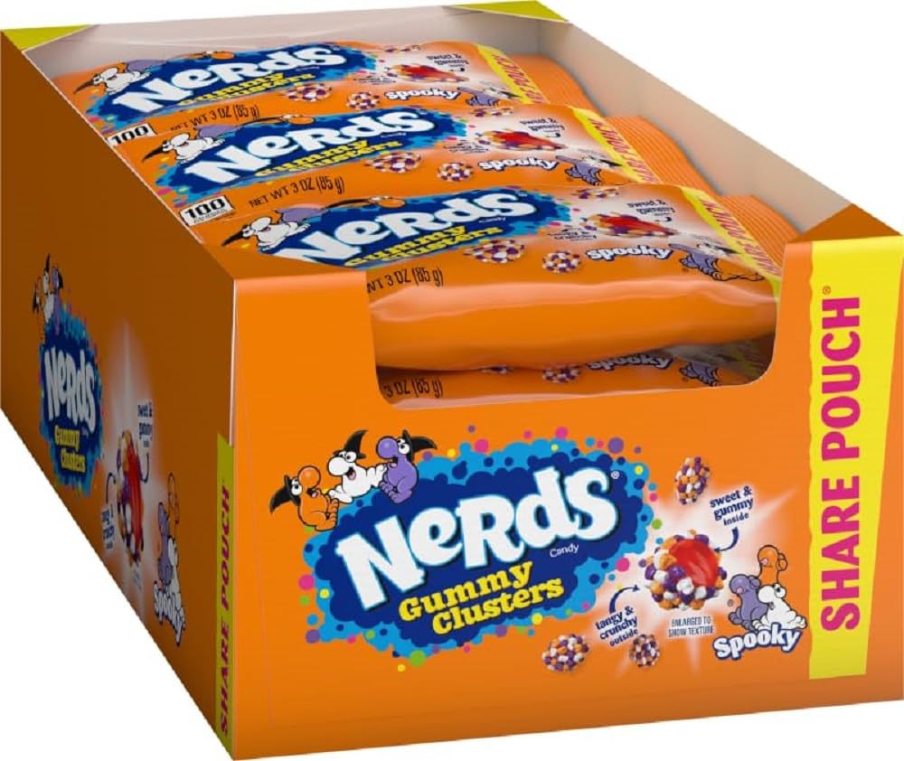 NerdsSpooky Gummy Clusters 85.0 g Pack of 12