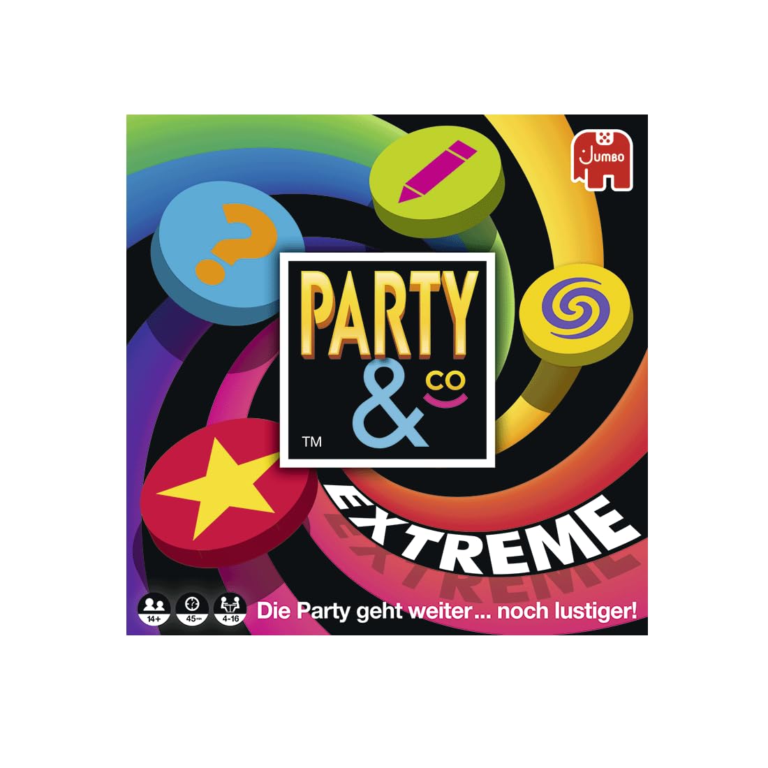 Jumbo - Party & Co. Extreme 4.0 Juego de Tablero (19951) (edición aleman)
