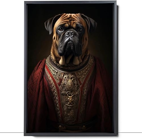 Miniatura 817 de Thuan Chow Chow Retrato de mascota con disfraz real de perro en un disfraz retrato de perro con vestimenta Retrato medieval de mascota retrato