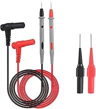 Câbles de test pour multimètre, Pointe de Touche Multimetre Fine, Embout Fils De Test, Sondes de multimètre cable, Stylo de test multimètre et aiguille en acier de signal, Pour Câbles Lovers Craft