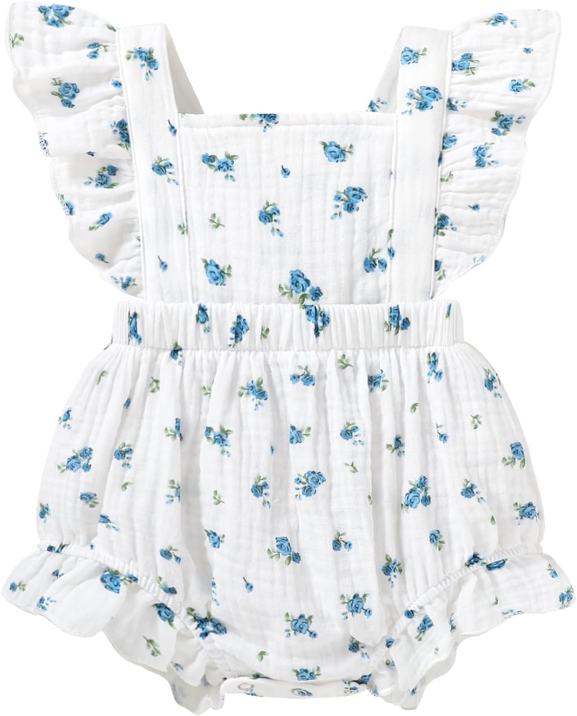 Newborn Baby Girl Clothes Infant Summer Romper Sleeveless Floral Cute Outfits One Piece Jumpsuit Bodysuit
