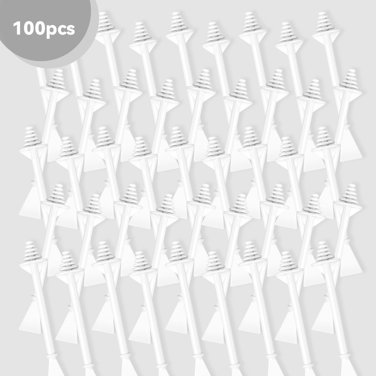 100 Pcs Nose Wax Sticks, Plastic Wax Applicator Sticks and Disposable Spatulas for Nostril Nasal Cleaning Ear Hair Removal