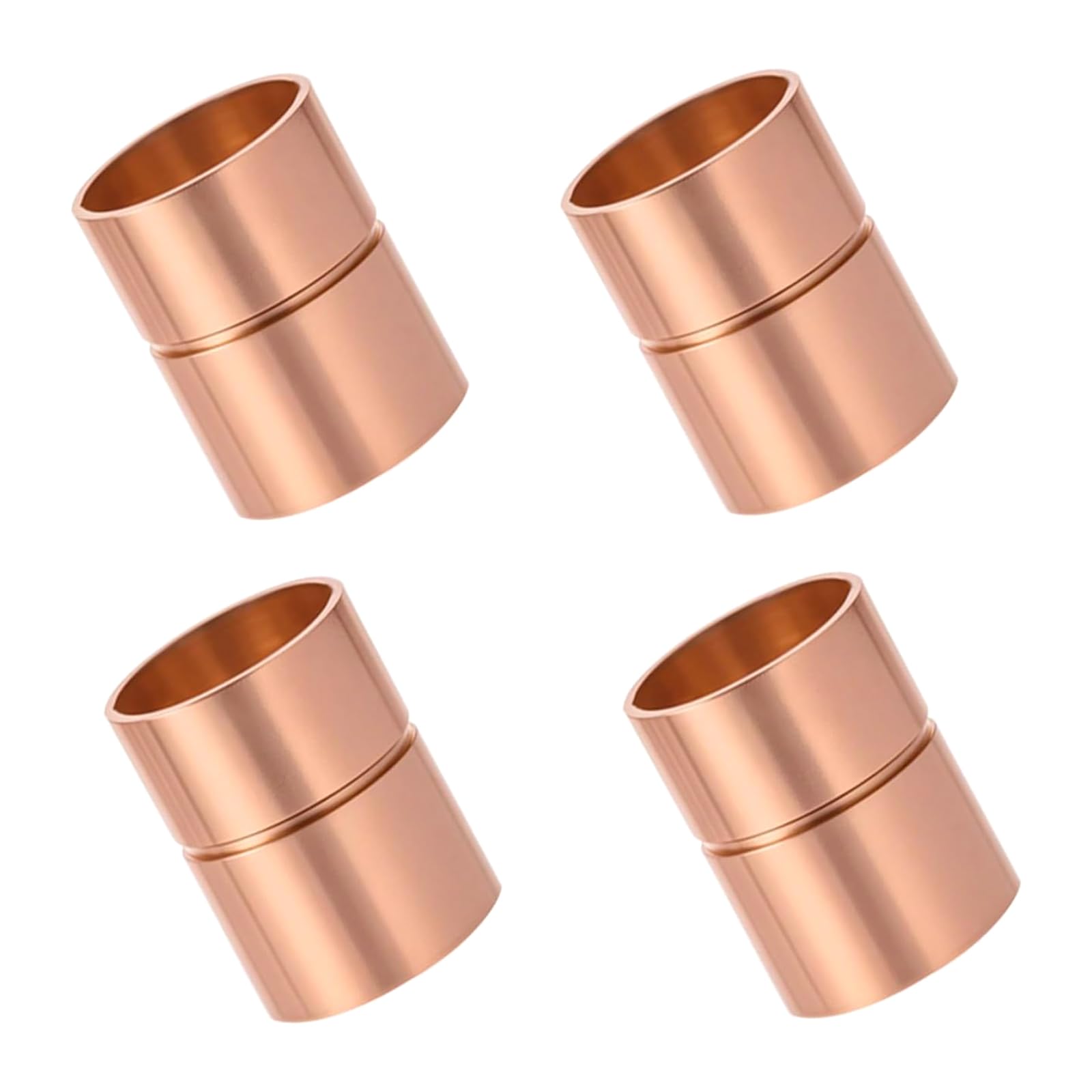 Msioytog Multicolor Conductivity Copper Coupling Adapters 3/4 Inch Thread Connector For Hvac Systems Air Conditioning Refrigeration Hvac Copper Sweat Joint Connector