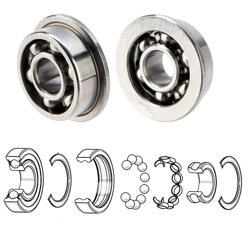 40MAX Airsoft 8mm Bearings for AEG Gearboxes (Model: 8mm / Set of 6)