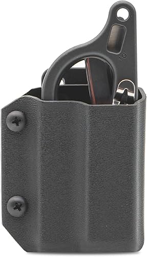 Clip & Carry Kydex - Funda multiherramienta para tijeras de trauma de respuesta Raptor de cuero - Fabricado en Estados Unidos (multiherramienta no