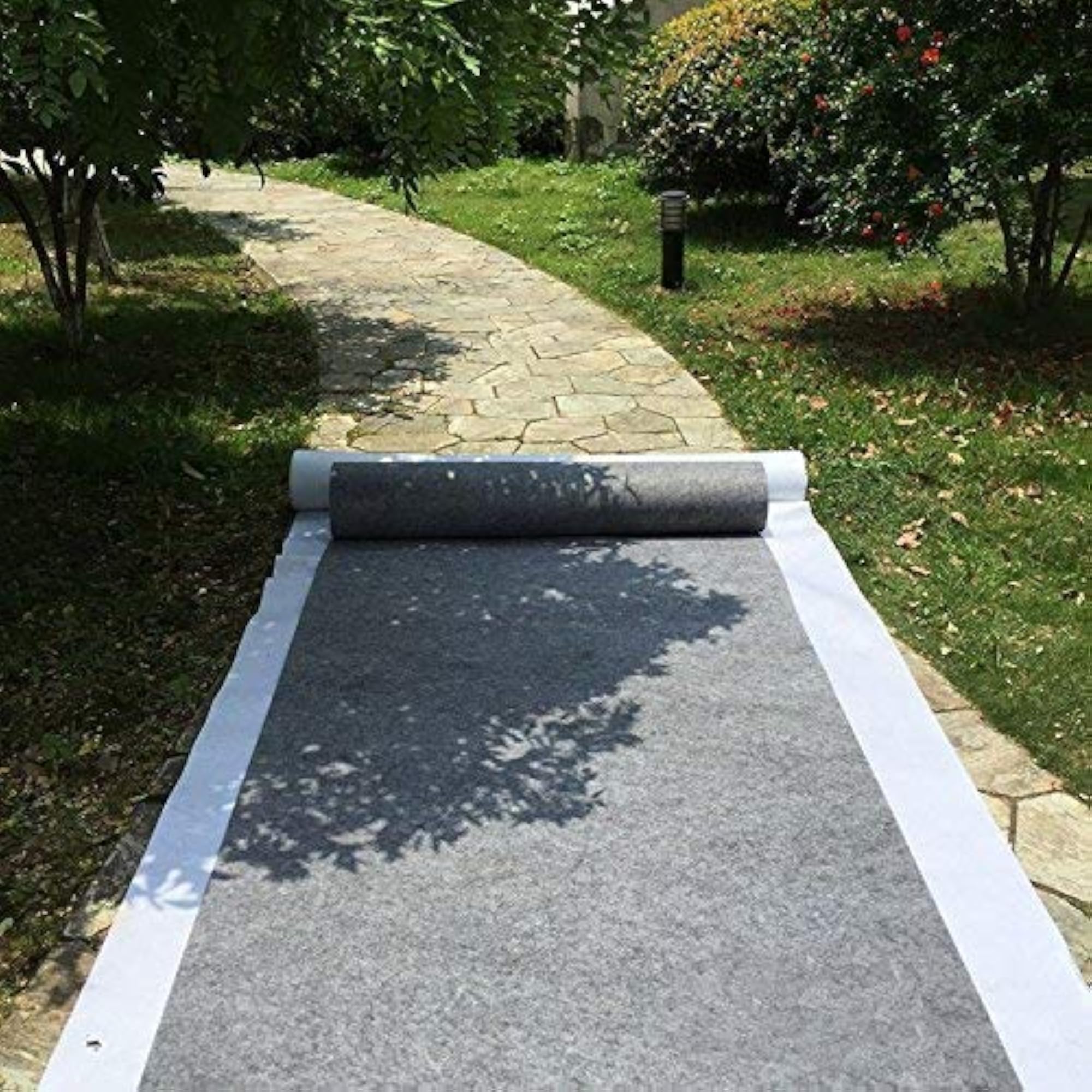 Red Fabric Floor Runner for Party Decoration