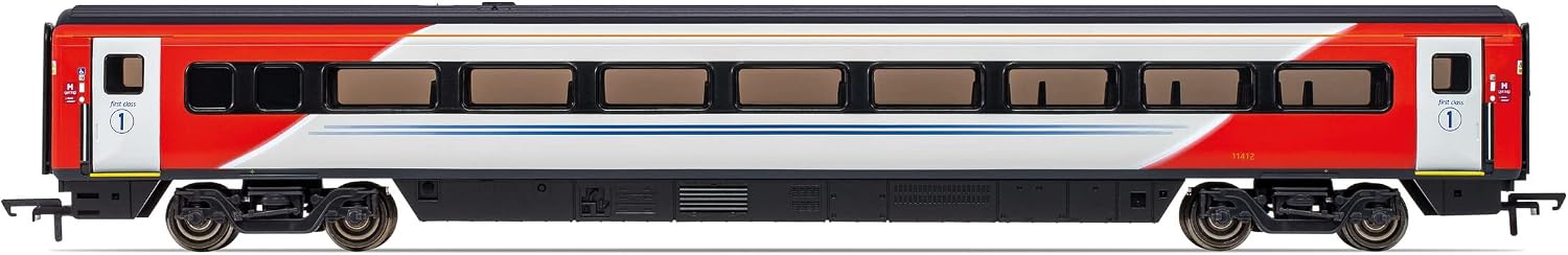 Hornby Coach Car - R40150 LNER, Mk4 Open First, Coach M, 11412 - Era 11 Train Toy, 00 Gauge Carriage for Train Set, Rolling Stock Models for Adults - 1:76 Scale Model Gift