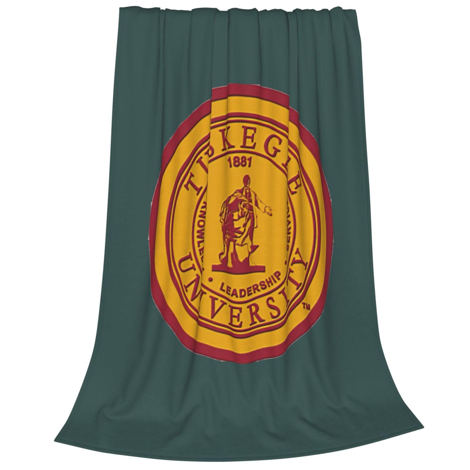 XRPUONG Tuskegee University Fleece Blanket, Very Soft Microfiber Flannel Blanket for Couch Warm and Cozy for All Seasons