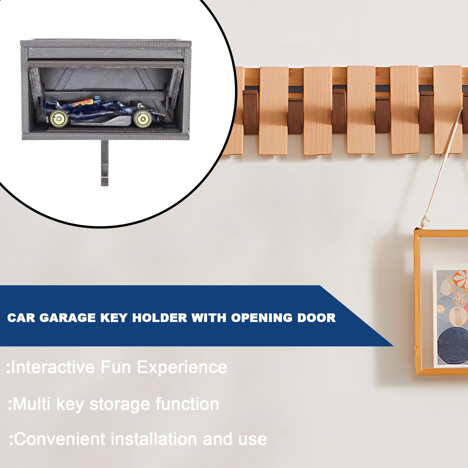Ashton and Finch Portachiavi Best Ever Dad, regalo perfetto