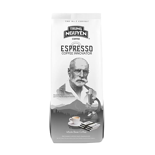 Trung Nguyen Café expreso en grano entero, arábica y robusta, innovador de café expreso, 1 bolsa (17.6 onzas)