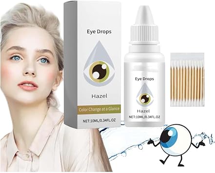 Spectraeye Color Changing Drops Pro,Spectraeye Color Changing Drops, Vihue Color Eye Drops, Color Changing Eye Drops, Fancy Drops Change Your Eye Color,Irisink Color Changing Eye Drops (Hazel 1PC)