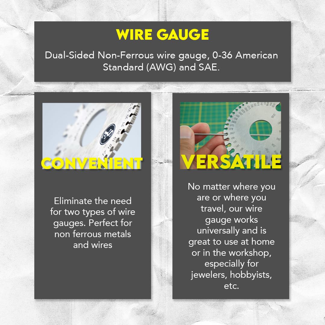 Dual Wire Gauge - AWG & SAE 0-36 -2 Dual Wire Gauge - AWG & SAE 0-36 -2