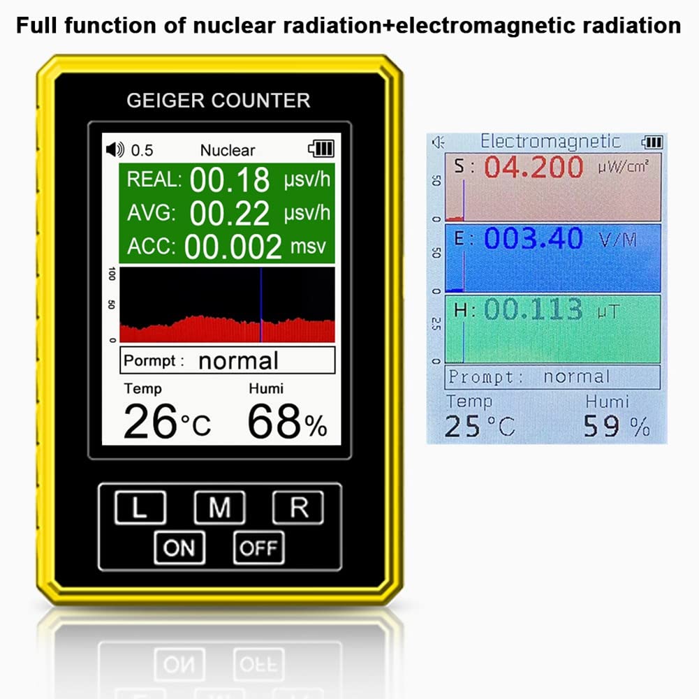 XR3 Pro Digital Nuclear Radiation Detector Contatore Geiger Dosimetro Semi-Funzionale Misuratore EMF βγ X-Ray Gamma Tester