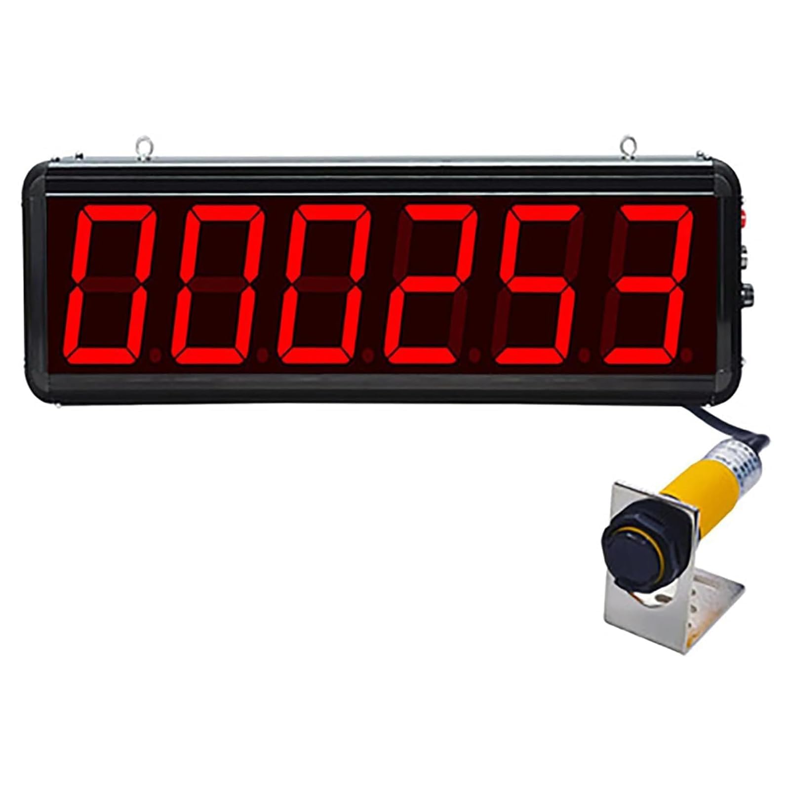 Contatore digitale per linea di produzione a LED, conta fino a 999999, sensore a infrarossi regolabile 30-70 cm, per fabbrica, officina, scuola