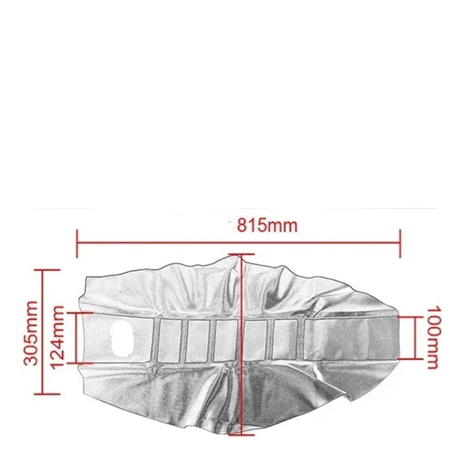 Coprisedili per moto Pinza universale per moto morbida per coprisedile antiscivolo(Blu)