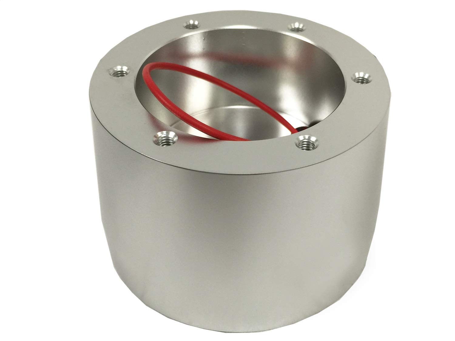 VSW Steering Wheel Hub Adapter 6 Bolt (Silver) Compatible with 1959-1974.5 VW with 13/16 Spline STH1028SIL