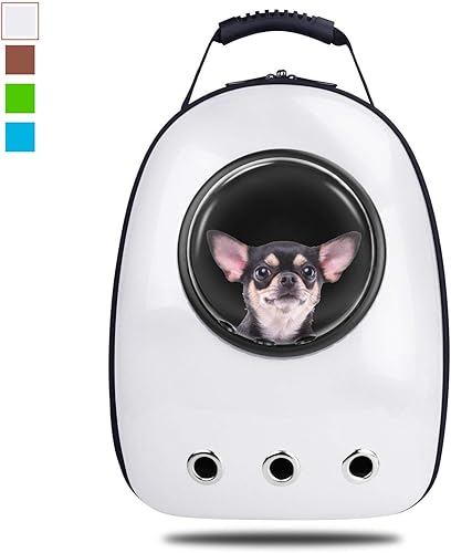 Miniatura 2 de TEMACOO Mochila transportadora de mascotas, mochila transportadora de burbujas para gatosperros, mochila de viaje con múltiples rejillas de