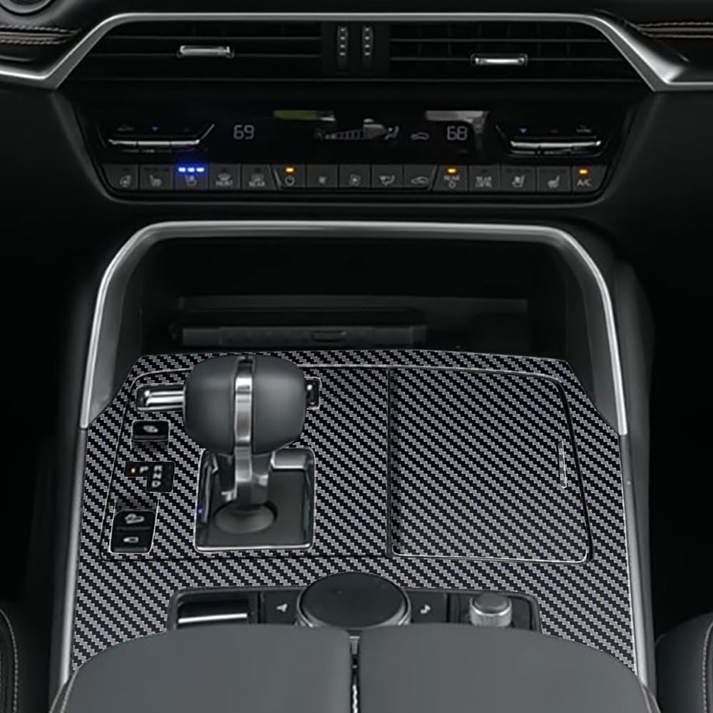 Car Gear Shift Knob Panel for Mazda CX90 CX-90 2023 2024 2025 Accessories, Interior Trim Central Consoles Boots Knobs Cover Frame