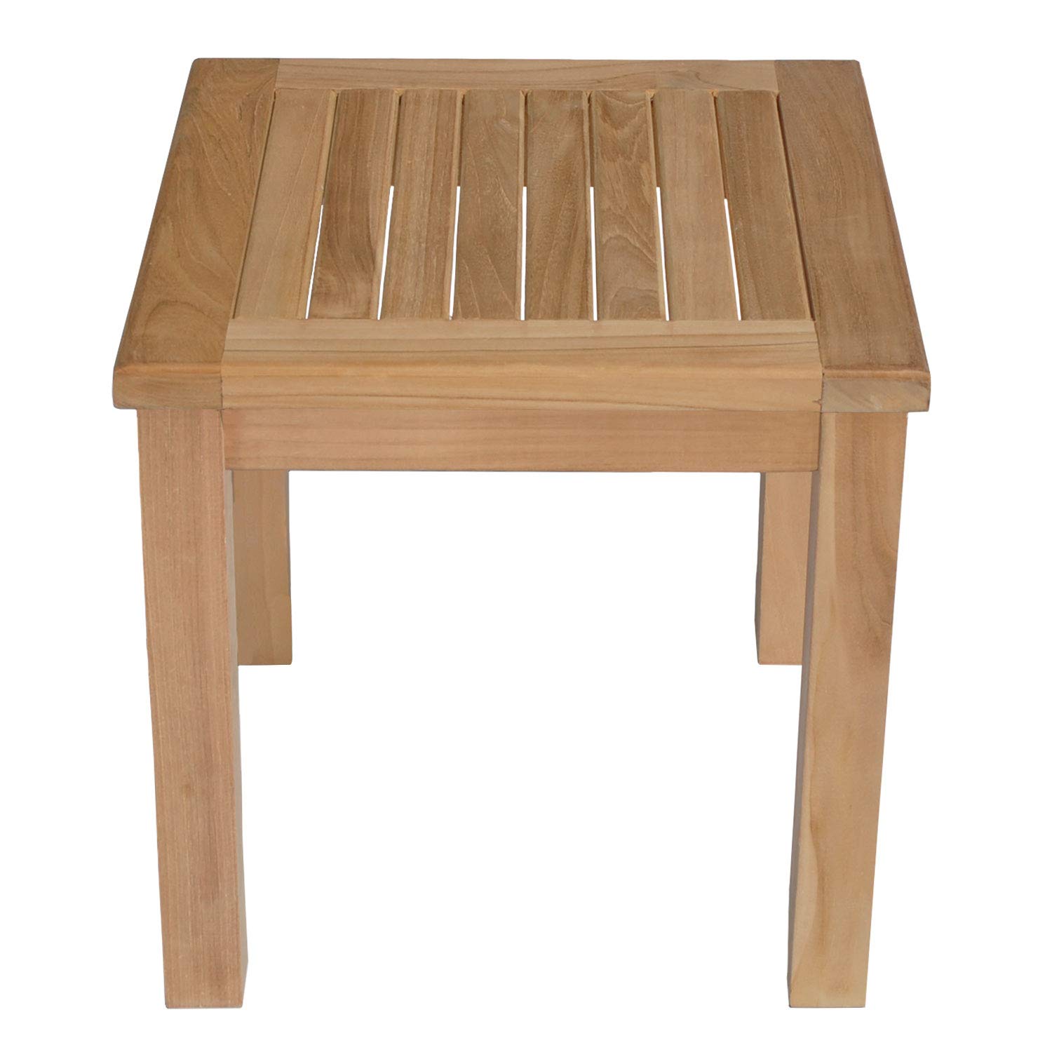 Happy Garden Table d'appoint carrée en Teck 45cm Java