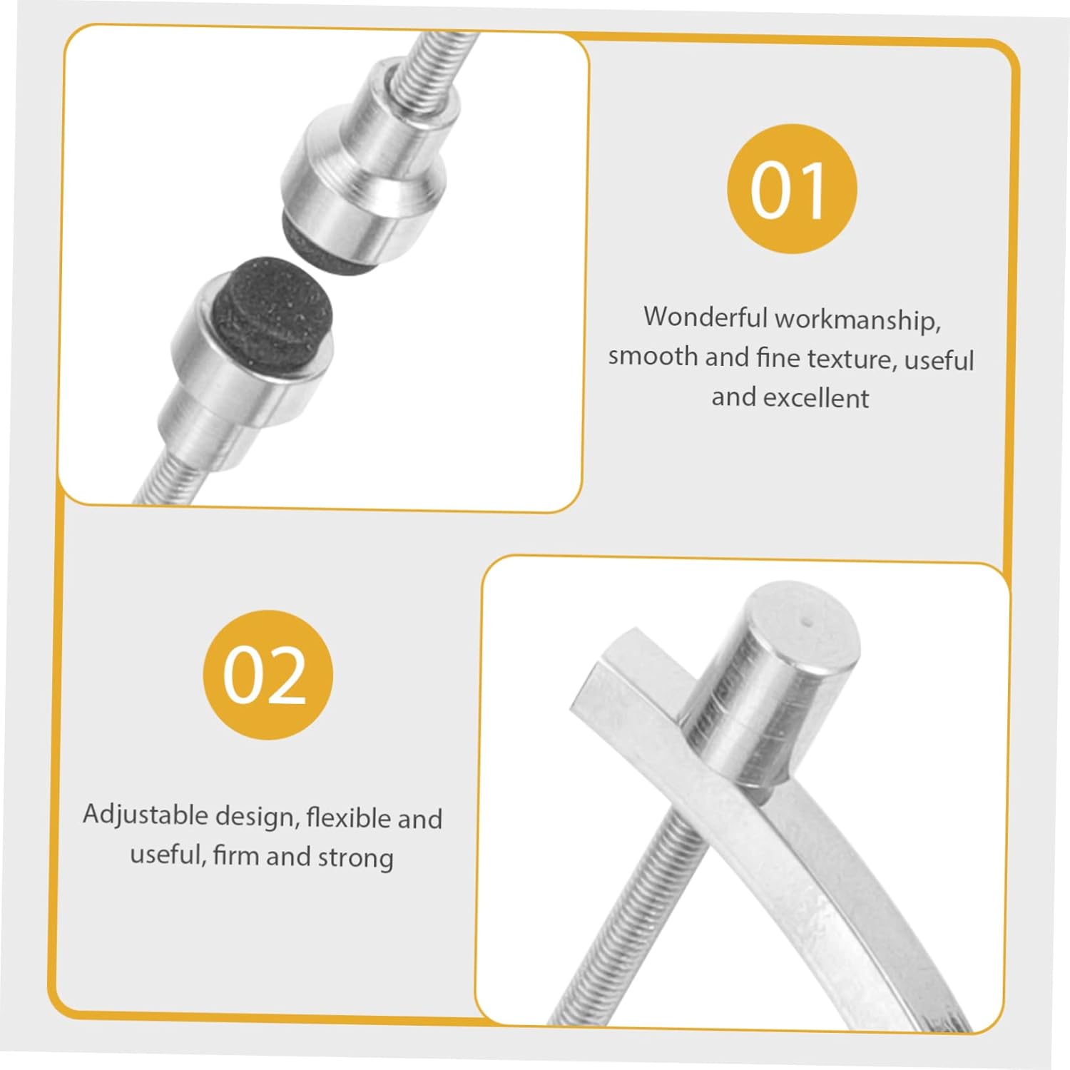 Alipis 3pcs Adjustable Metal Sphere Display Stand for Crystal Elegant Finish Decorative Holder for Gems Ornaments and More for Home Use