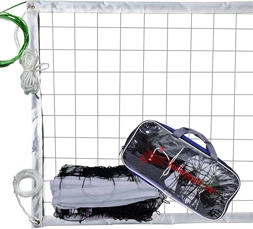 Red de voleibol profesional para exteriores e interiores, para patio, playa, piscina, patio escolar, tamaño estándar de 32 pies x 3 pies