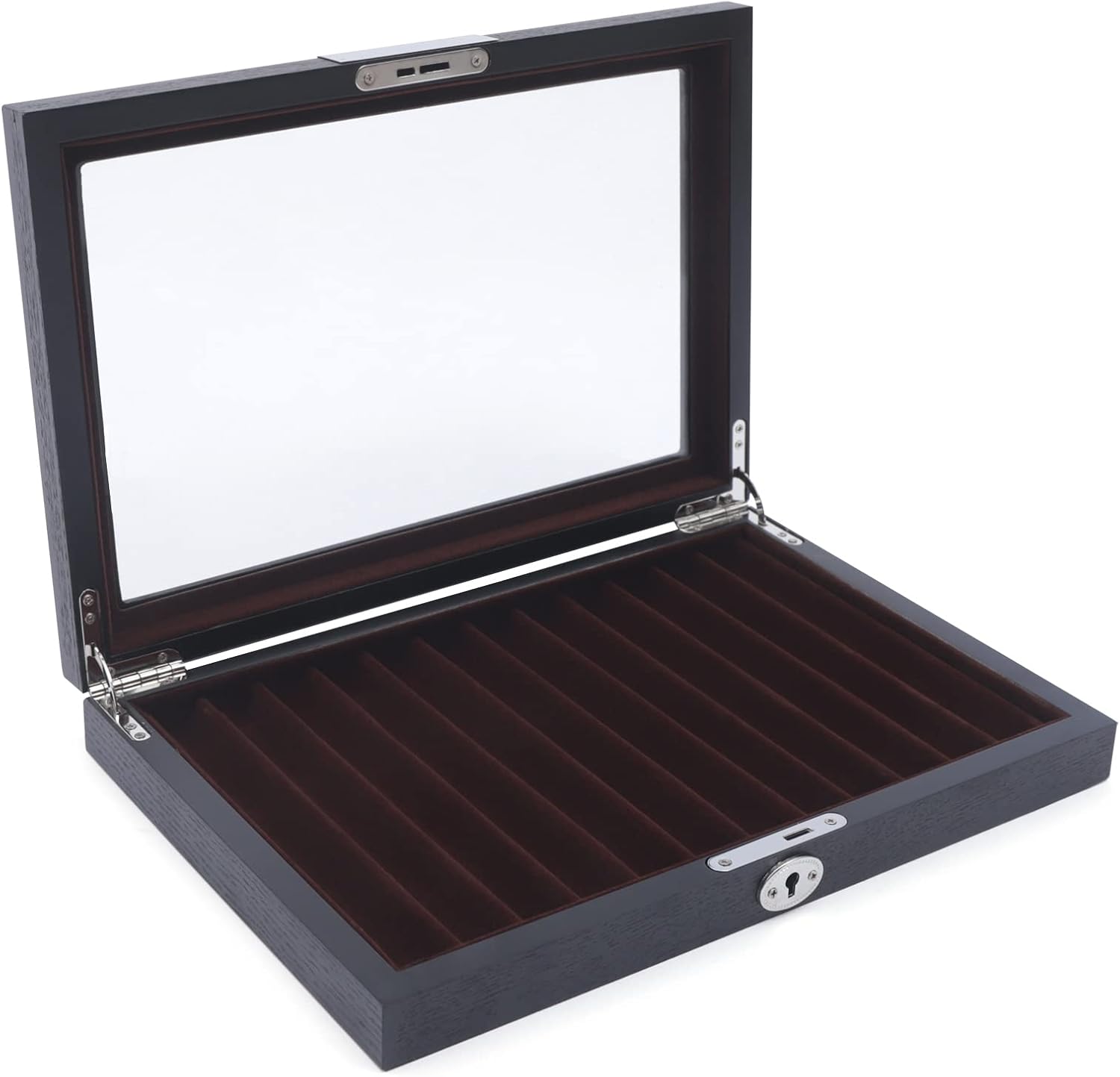 Buy TFCFL Pen Display Box Wooden 12 Slot Pen Storage Organizer Case