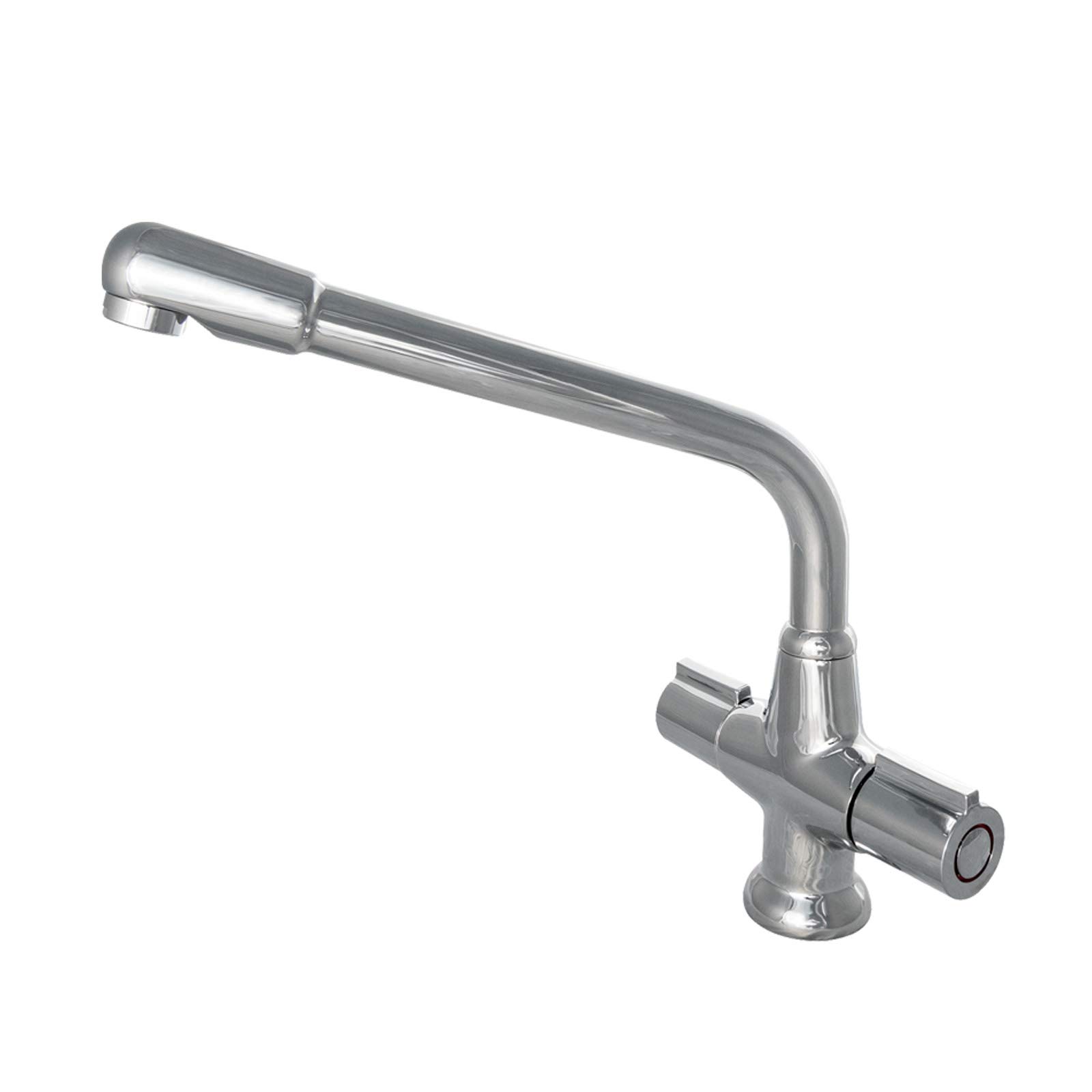 CDA TC20 Standard Quarter Turn Monobloc kitchen tap in Chrome