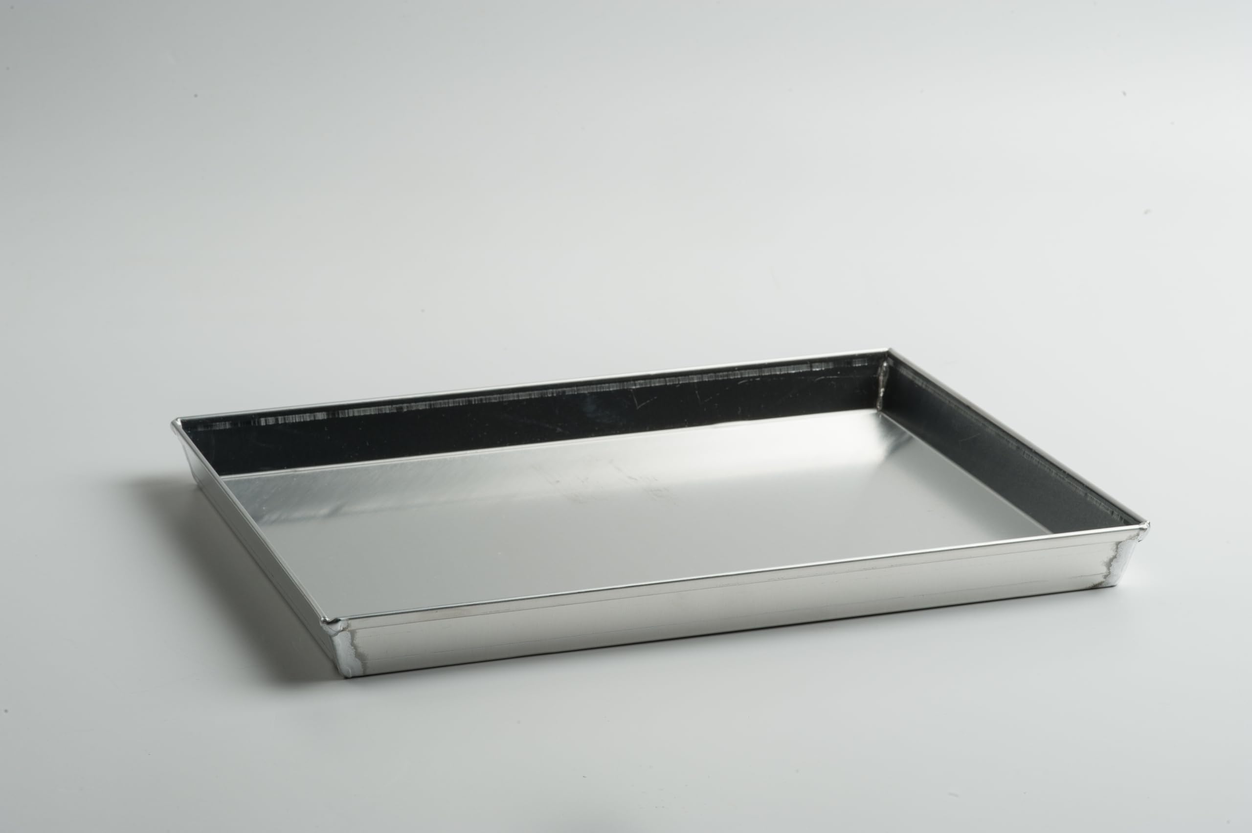 PARDINI - Set 2 teglie in alluminio rettangolari da 30 e 35 cm, bordo 3cm, ideali per pizza o focaccia