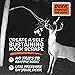 HODAG Licking Branch Mock Scrape Kit for Whitetail Deer – Buck Attractant & Lure - Includes 8 oz AllSeason Hunting Scent – Dripper & Hemp Rope Alternative – Attach to Any Tree with Spring Design
