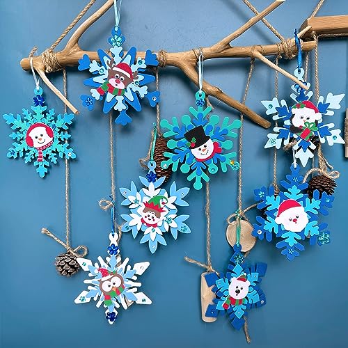 Manualidades de invierno Winlyn sin pegamento para evitar manchas en casa 4