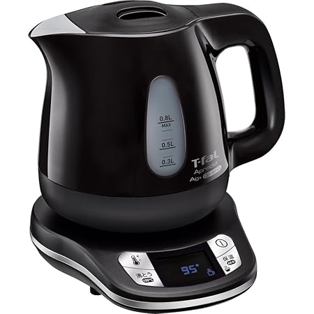 T - fal, Electric Kettle, Aprecia Ag+ Control, 27.1 fl oz (0.8L), onyx black