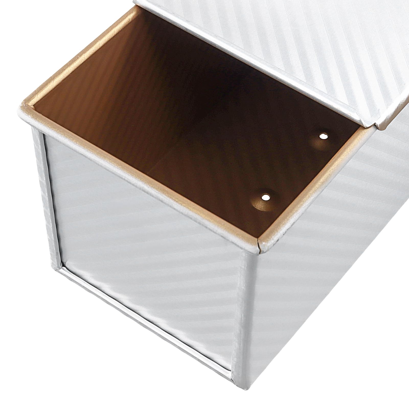 Pullman Moule à pain 34 x 13,5 x 12 cm avec couvercle, 1 000 g, anti-adhésif, en alliage d'aluminium, pour la cuisson du pain, des gâteaux, des desserts, des sandwichs