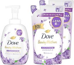 Dove(ダヴ) ビューティーモイスチャー 泡ボディウォッシュ トワイライトブーケ ふわもち肌 本体+詰め替え用 540g+430g×2個 ボディソープ