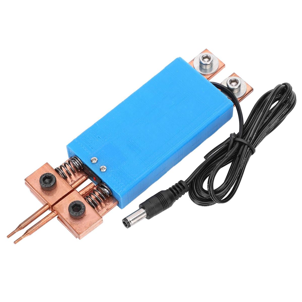 Riven Punktschweißstift Handheld Automatic Trigger Welding Pencil für 18650 Batterie Einhandbetrieb Blau Kupfer Bus Bar