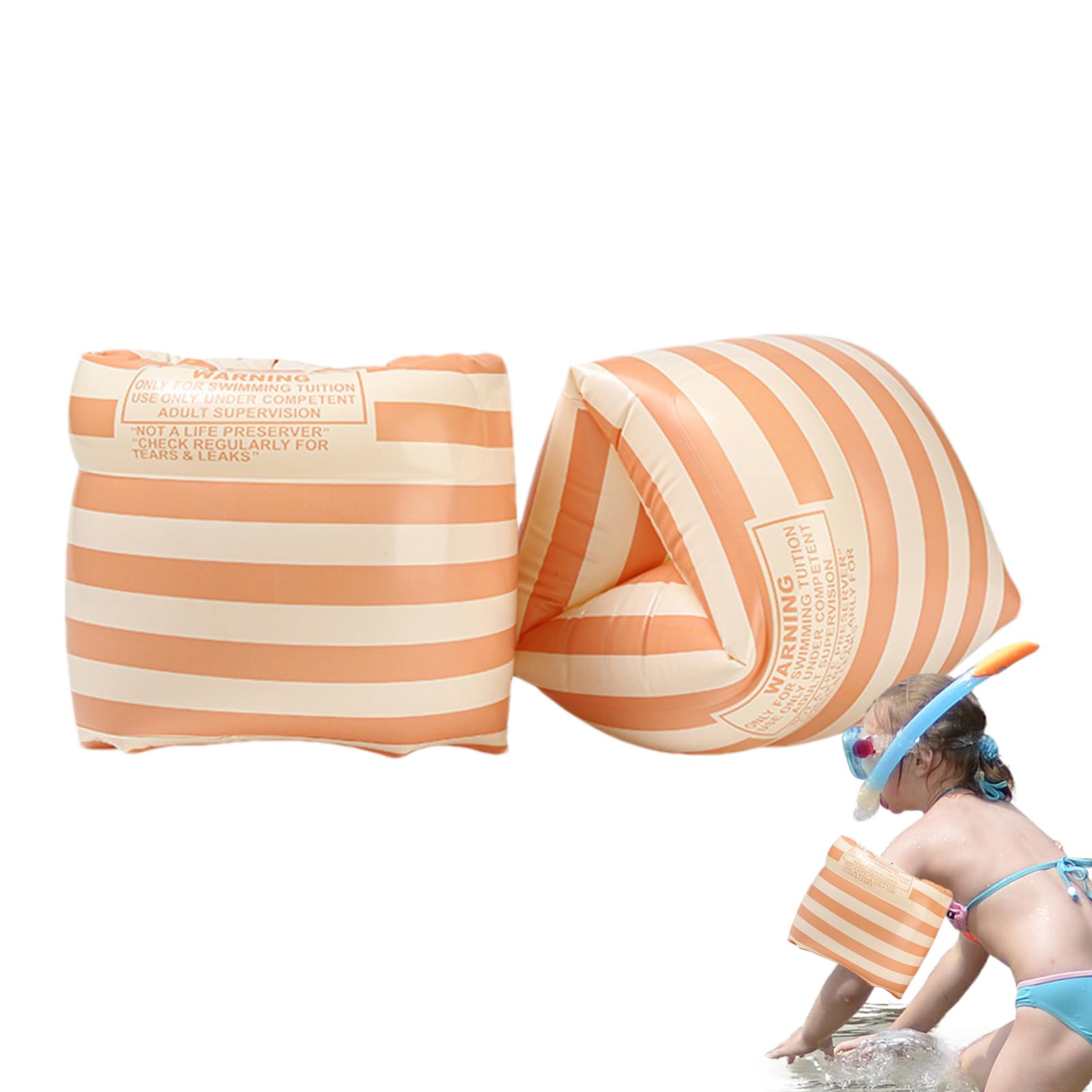 Kids Arm - Round Water Sleeve Roller Armband With Double,Soft Comfort Pool, 22x16.5x13.5cm Inflatable Swim Rings, Swimming Pool Accessories For Safe Water Play