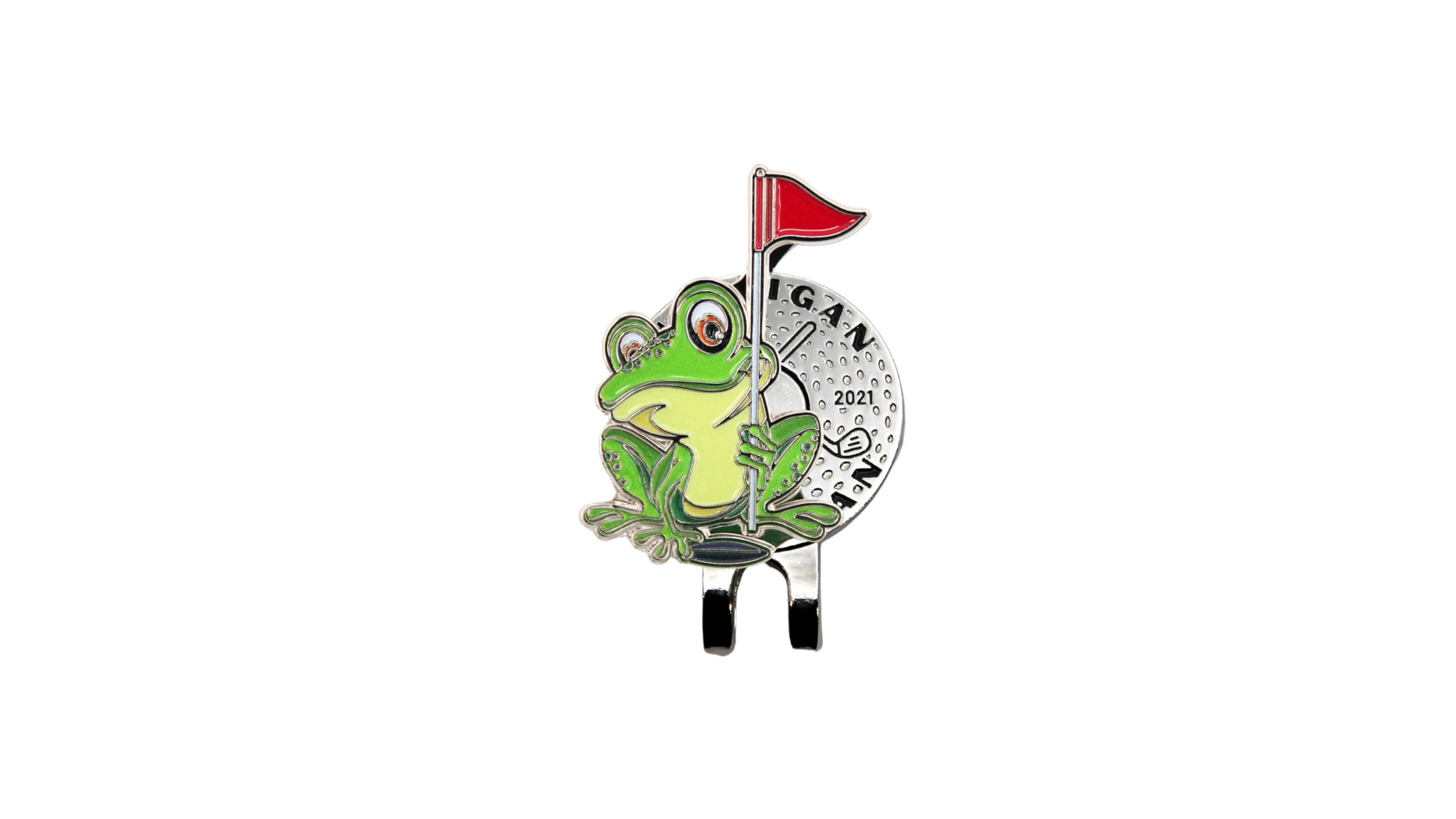 MULLIGAN HOOLIGAN Frog Caddy Golf Ball Marker + Magnetic Hat Clip, Funny and Unique Golf Gift, Premium Quality, The Perfect for Your Favorite Golfer, Golf Accessories for Any Occasions โ image 1