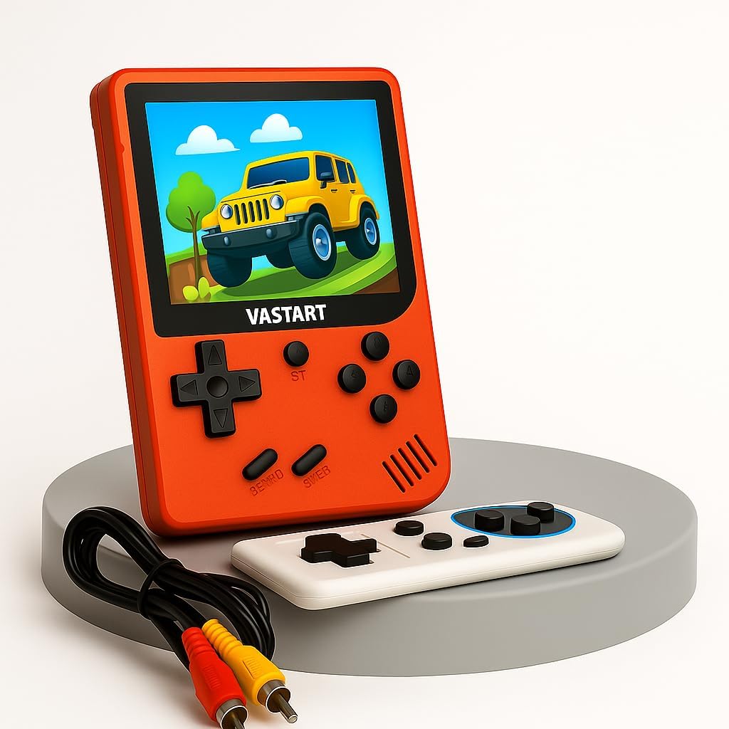 Retro Handheld Gaming Console with 400+ ClassicGames | 3.0-Inch LCD Screen | Rechargeable Battery | Portable Video Game Player with TV Output | Fun Gift for (Ages 14+) & Adults(Multi Color)